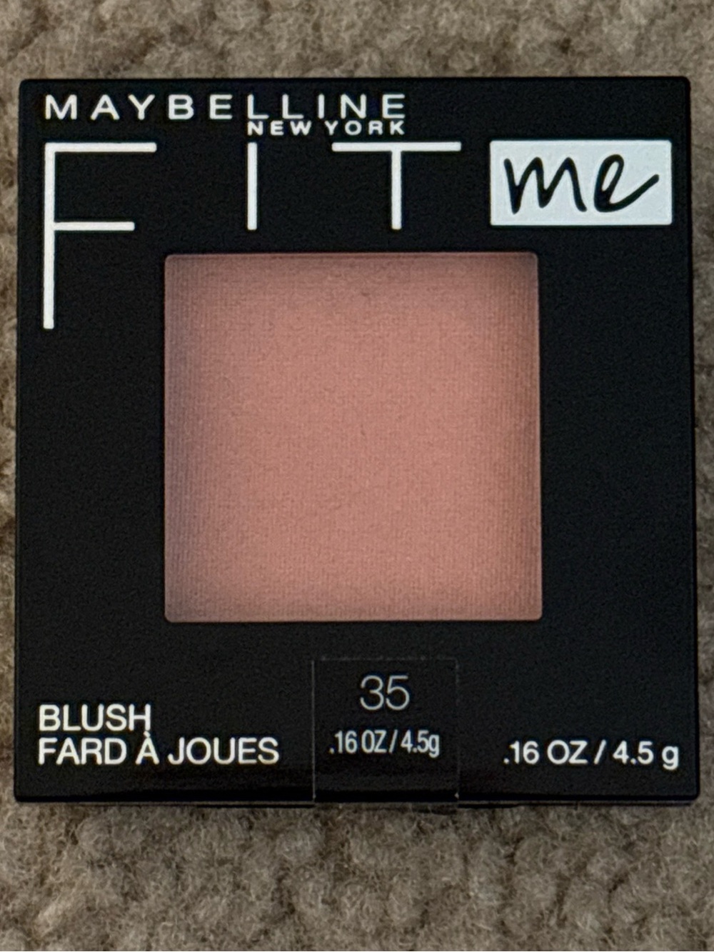Maybelline Fit Me #35/coral, Blush .16oz Smooth New Sealed